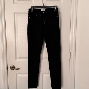 PAIGE Black High-Rise Skinny Jeans